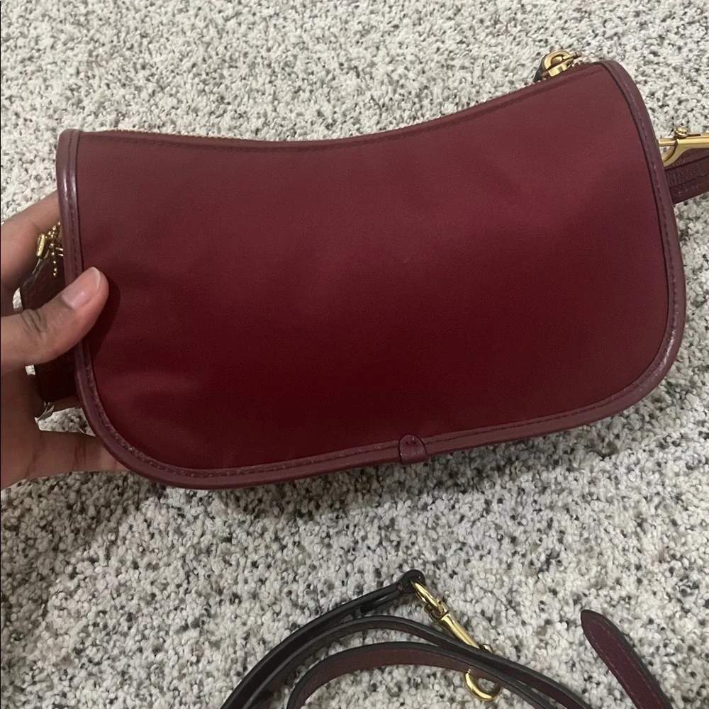 Coach Nylon Swinger - Wine - Picture 2 of 10